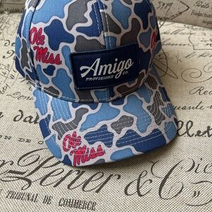 Blue Camouflage Hat